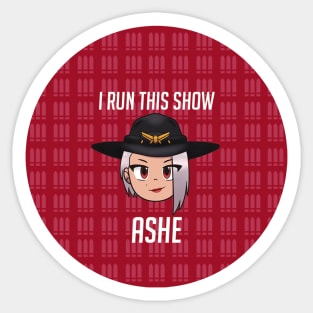 Ashe chibi OW Sticker